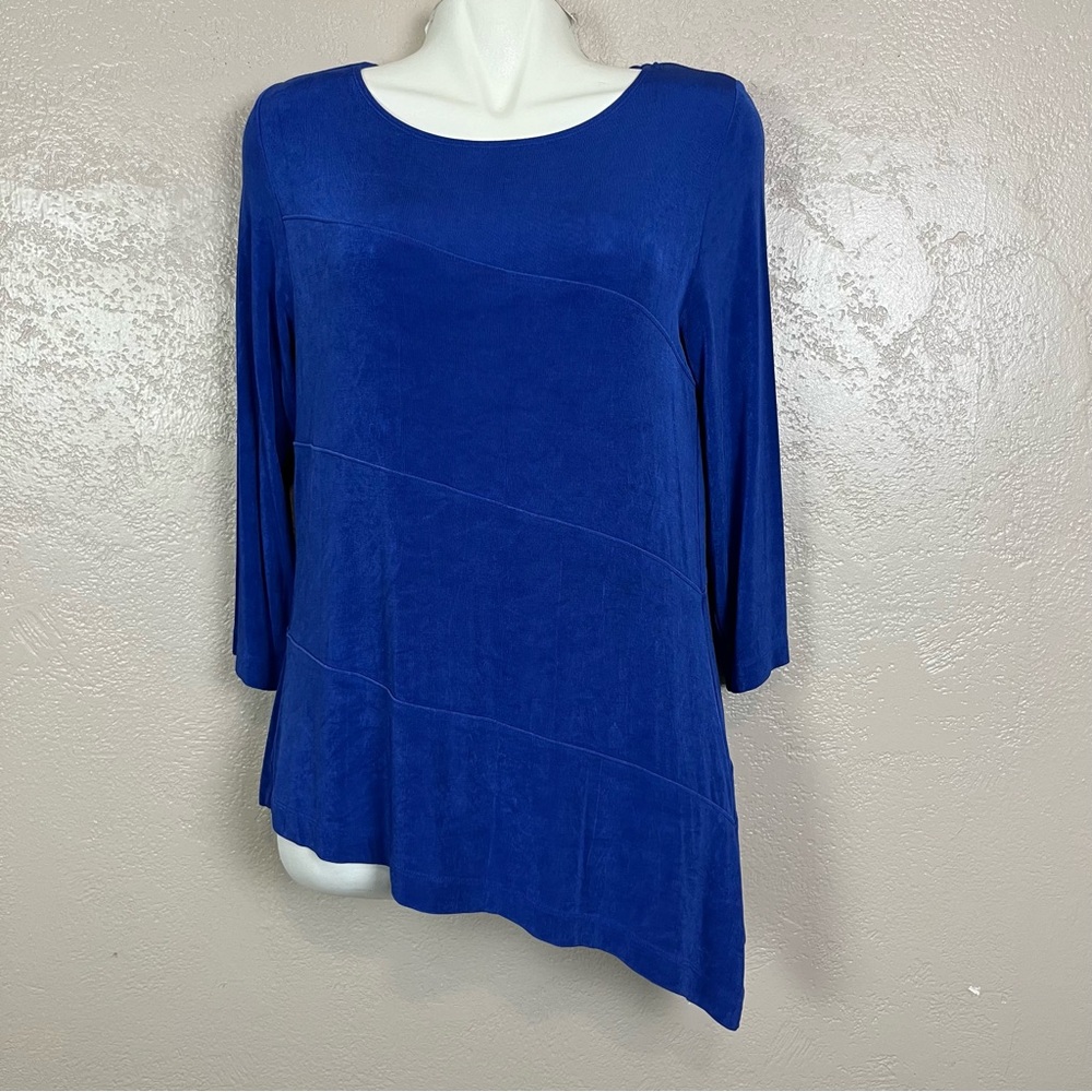Chico's Royal Blue Asymmetric Tunic